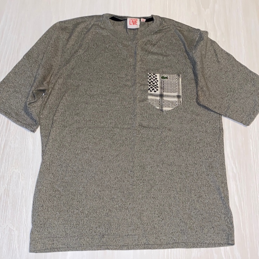 Mens Lacoste Live SS TShirt, Size 4